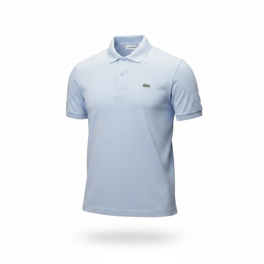 Lacoste Men's Size 7 2XL Light Blue Short Sleeve Polo - Picture 1 of 10